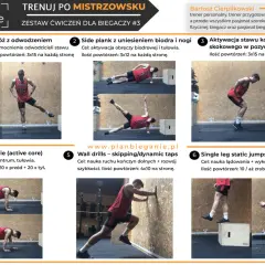 Zestaw ćwiczeń dla biegaczy #3. Jak zmotywować się do biegania? Wzmocnij biodra, tułów i nogi.