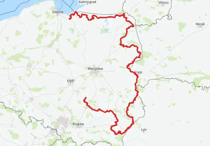 Trasa rowerowa green velo podlasie biegnie przez północno-wschodnią Polskę, od wybrzeża Bałtyku po Bieszczady.