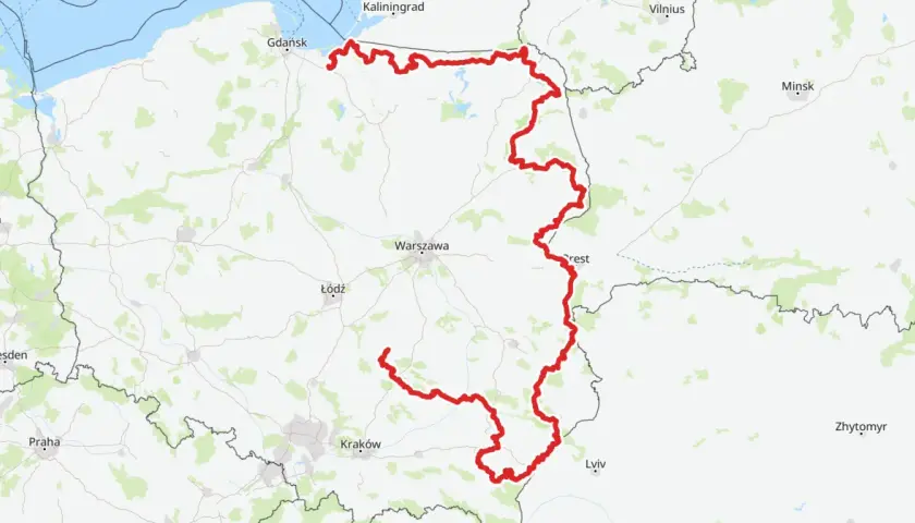 Trasa rowerowa green velo podlasie biegnie przez północno-wschodnią Polskę, od wybrzeża Bałtyku po Bieszczady.