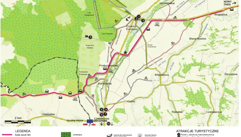 Trasa rowerowa wokół Tatr GPX – odkryj wymagającą gravelową przygodę