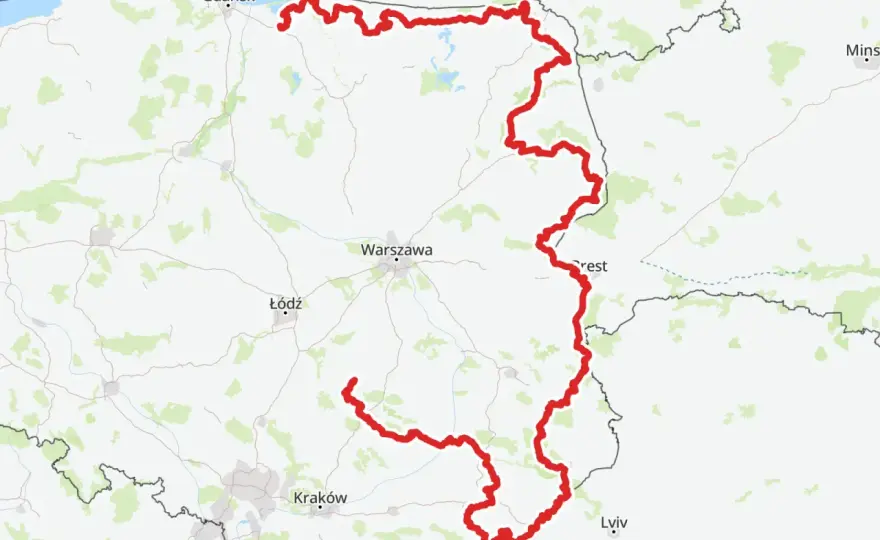 Green Velo: Ile km ma najdłuższy szlak rowerowy w Polsce?