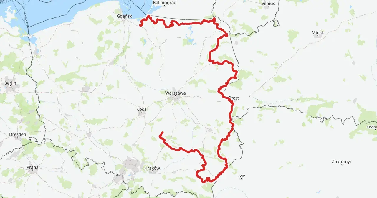 Trasa rowerowa green velo podlasie biegnie przez północno-wschodnią Polskę, od wybrzeża Bałtyku po Bieszczady.